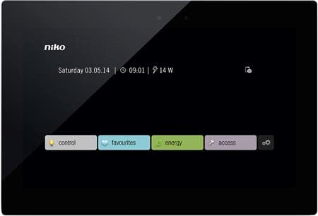 Niko Home Control pekskärm