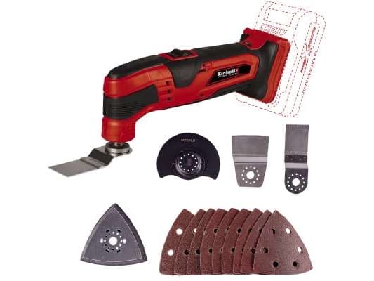 Einhell TC-MG 18 Li-Solo, Sliping, Sliping, Sort, Rød, 3,2°, Batteri, Lithium-Ion (Li-Ion), 77 mm - SOLO