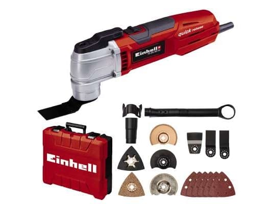 Einhell TE-MG 300 EQ Kit, Sliping, Sort, Rød, 40000 OPM, 22000 OPM, 3,2°, AC