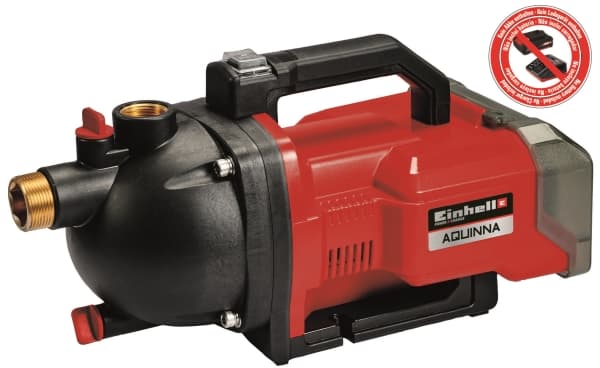Einhell AQUINNA, Batteri, 2,6 Bar, 3000 l/h, Svart, Röd - SOLO