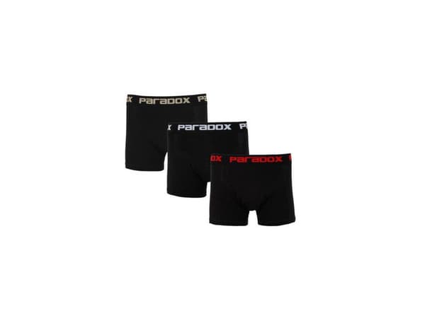 PARADOX boxershorts 3 pak black 1 - XXL