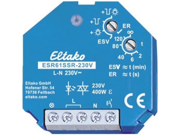 Strømstødskontakt Underpuds Eltako ESR61SSR-230V 1 x sluttekontakt 230 V 400 W 1 stk