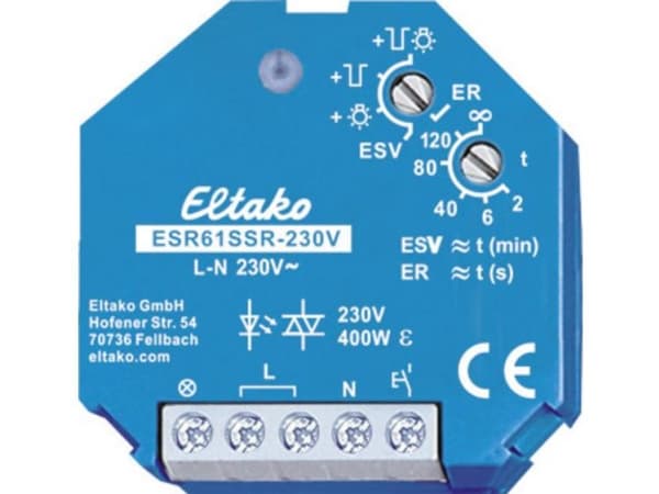 Strømstødskontakt Underpuds Eltako ESR61SSR-230V 1 x sluttekontakt 230 V 400 W 1 stk