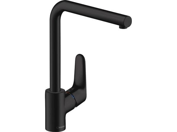 HG Focus kök 280 med svart pip - Matt svart