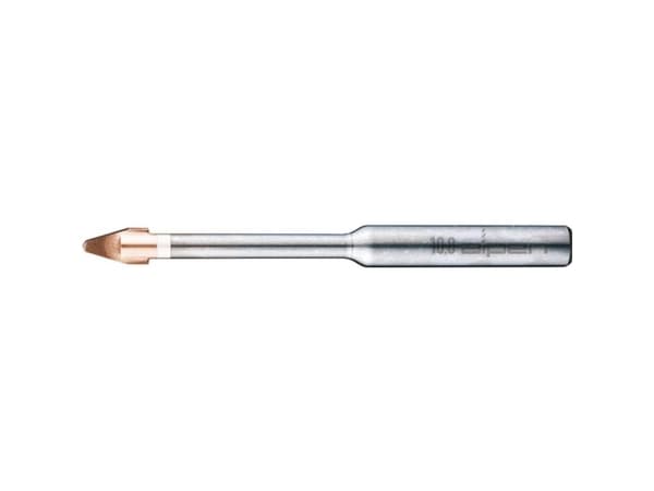 ALPEN Porat 30000600100, Pora, 6 mm, 11,5 cm, Lasi, posliini, laatta, harmaa, 1 kpl