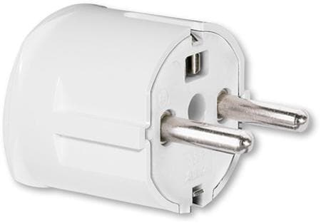 ABB Schuko pistoke, 16A, valkoinen