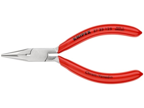 Knipex 37 33 125, Nåltänger, 1,6 mm, 2,7 cm, Stål, Röd, 125 mm