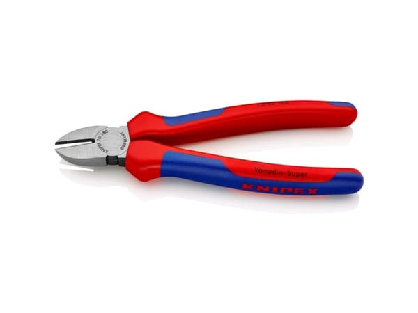 Knipex 70 02 180, Handdriven kabelavbitare, Blå, Röd, Stål, Blå, Krom, Röd, 4 mm, Tyskland
