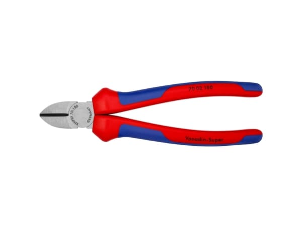 Knipex 70 02 180, Handdriven kabelavbitare, Blå, Röd, Stål, Blå, Krom, Röd, 4 mm, Tyskland
