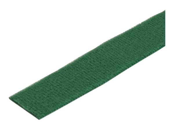 StarTech.com 50ft Hook and Loop Roll, Cut-to-Size Reusable Cable Ties, Bulk Industrial Wire Fastener Tape / Adjustable Fabric Wraps Green / Resuable