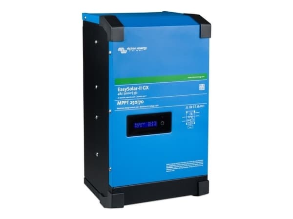 Victron Energy Inverter EasySolar ll 250/70 GX 3000 W - 230 V/AC integroitu lataussäädin, voidaan kauko-ohjata