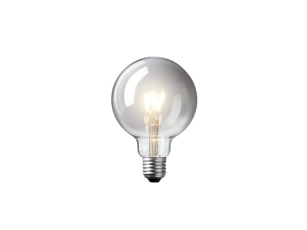 DEKOPÆRE LED 3W GLOBE Ø95 MØRKTONET GLAS