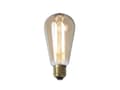 Miniatyrbilde 5 av 5: DEKOPÆRE LED 6W GLOBE ZIG ZAG Ø125 MØRKTONET GLAS