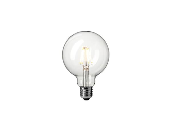 DEKOPAAR LED 4W GLOBE BASIC Ø95 KIRKAS LASI