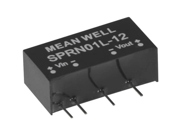 MEAN WELL SPRN01O-15, 45.6 - 52.8 V, 1 W, 15 V, 67 A, RoHS, 4000 styck