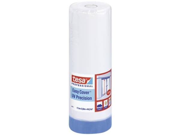 tesa 04411-00000-00 Täckfilm tesa Easy Cover® Blå (L x B) 17 m x 2,6 m 1 st
