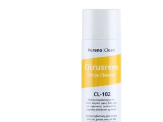 Pureno citrusrengöringsmedel 500 ml - kolsyra, NSF-godkänd, löser upp och släpper limrester, olja etc.
