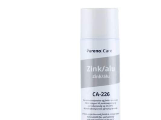 Pureno zink/aluminiumspray 500 ml - Propan/butan, t.ex. för reparations- och underhållsarbete