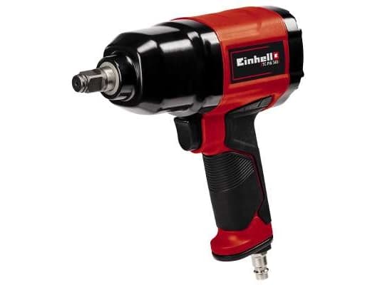 Einhell TC-PW 340, Trykkluftskralle, Sort, Rød, 7500 RPM, 340 Nm, 142 l/min, 6,3 stang