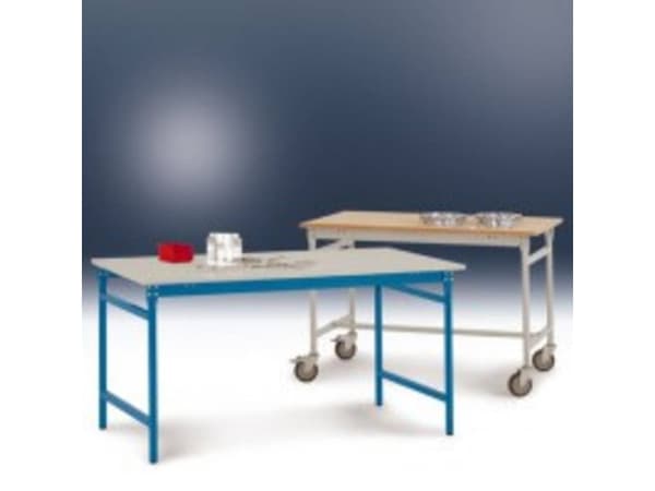 Manuflex BB3009.7035 Arbejdsbord Gråhvid (RAL 7035)