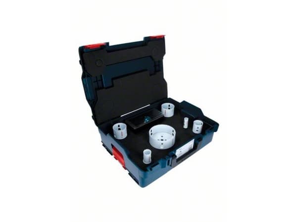 Bosch Progressor for Wood and Metal - Hullsagsett - for tre, metall, polyvinylklorid (PVC), aluminum profiles - 8 deler - 20 mm, 30 mm, 68 mm, 44 mm,