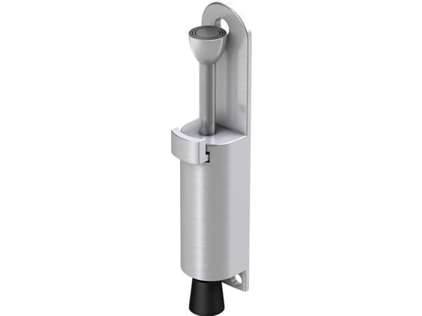 Basi 7704-0025 Dørstopper Rustfrit stållook