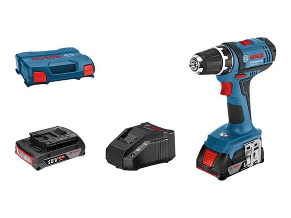 Bosch AKKUSKRUEMASKINE GSR 18-2LI 2X2AH L-CASE