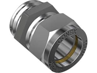 IBP CONEX Overgang 3/8"-12 mm med nippel forkromet