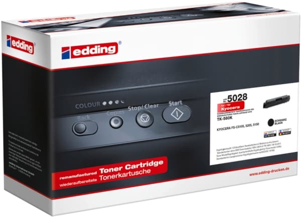 Edding EDD-5028, 3500 sivua, Musta, 1 kpl