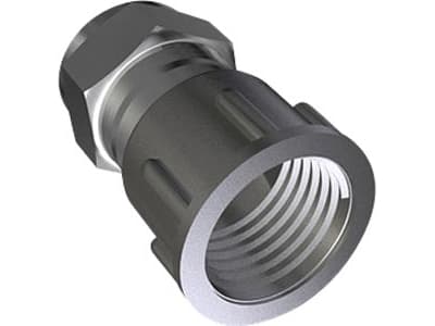 IBP CONEX Overgang 1/2-15 mm kompression med muffe forkromet