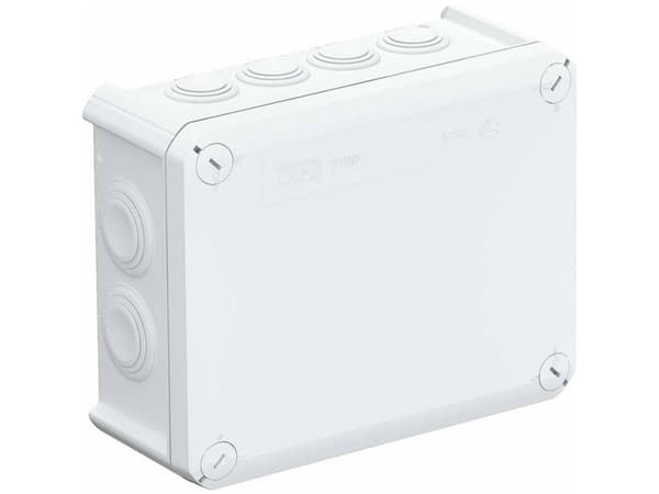 OBO Smideslåda T16012 st M25/32 membran190x150 mm, vit halogenfri