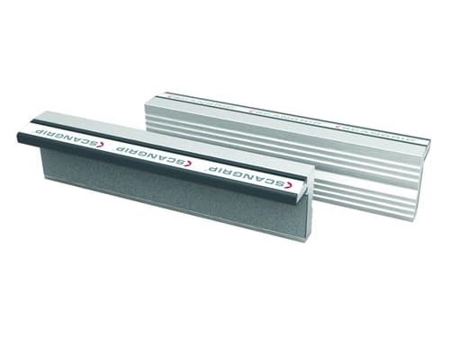 Magnefix alukæbe 150mm - Neutral beskyttelsesbakke t/skruestik i hærdet aluminium