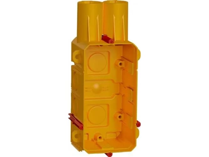 LK FUGA Air Inbyggd låda 2 moduler utan lock (Bulk), gul - (100 st.)