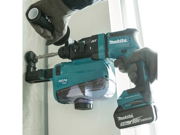 Makita DHR182ZU - Roterande hammare - sladdlös - 3-läge - SDS-plus - 1.7 joule - 18 V - SOLO