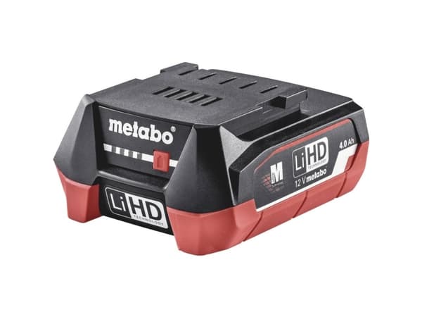 Metabo 625349000, Akku, 4 ah, 12 V, Metabo, Musta, Punainen