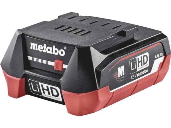 Metabo 625349000, Akku, 4 ah, 12 V, Metabo, Musta, Punainen