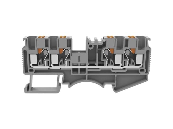 Degson DS4-QU-01P-11-00A(H) Gennemgangsklemme Push-In-klemme Grå 1 stk
