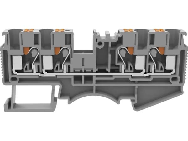 Degson DS4-QU-01P-11-00A(H) Gennemgangsklemme Push-In-klemme Grå 1 stk