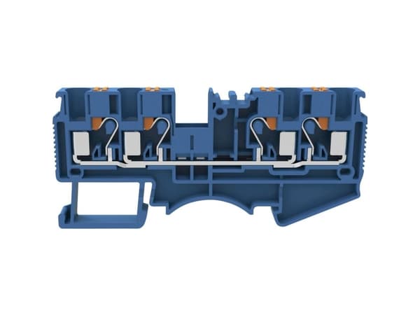 Degson DS4-QU-01P-12-00A(H) Gennemgangsklemme Push-In-klemme Blå 1 stk
