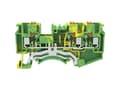 Miniatyrbild 2 av 2: Degson DS4-TW-PE-01P-1C-00A(H) Jordterminal Push-In Terminal Grön, gul 1 st