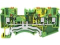 Miniatyrbild 1 av 2: Degson DS4-TW-PE-01P-1C-00A(H) Jordterminal Push-In Terminal Grön, gul 1 st