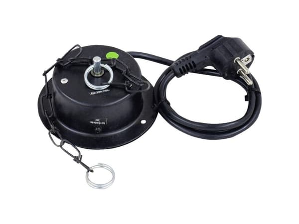 Eurolite MD-1015 Pyörivä moottori pistokkeella, Sort, 230 V, 50 Hz, 300 g, 113 x 133 x 58 mm