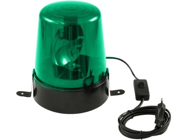 EUROLITE LED-poliisivalo DE-1 vihreä (50603031)