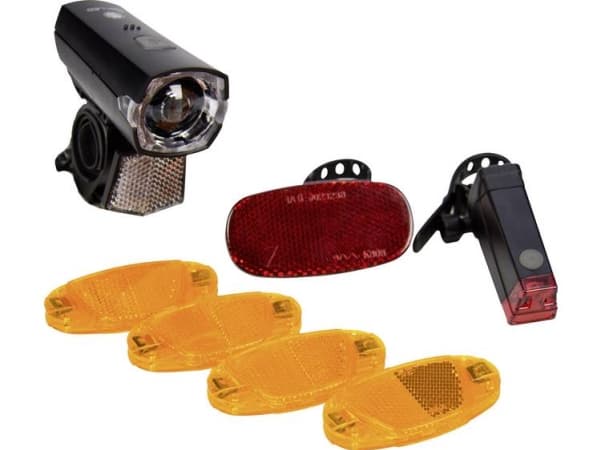 FISCHER SYKKEL 85345 Reflektor LED (RGB) Batteridrevet Sort