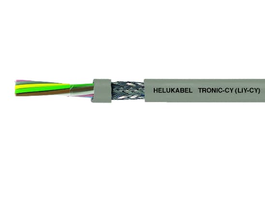 HELUKABEL 16003 Datenkabel LiYCY 3 x 0.50 mm² Grau 100 m, Lavspenningskabel, Grå, Polyvinylklorid (PVC), Polyvinylklorid (PVC), Kobber (Cu), -5 - 80
