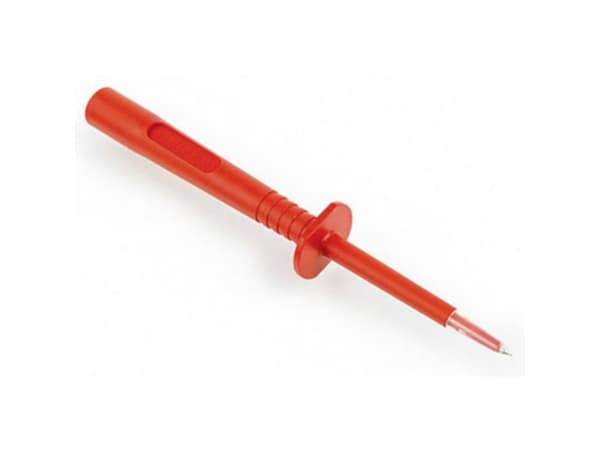 HT Instruments 402-IECR Sikkerhedstestspids Bananstik (hun), Tilslutning 4 mm, Stikforbindelse 4 mm CAT III 1000 V Rød