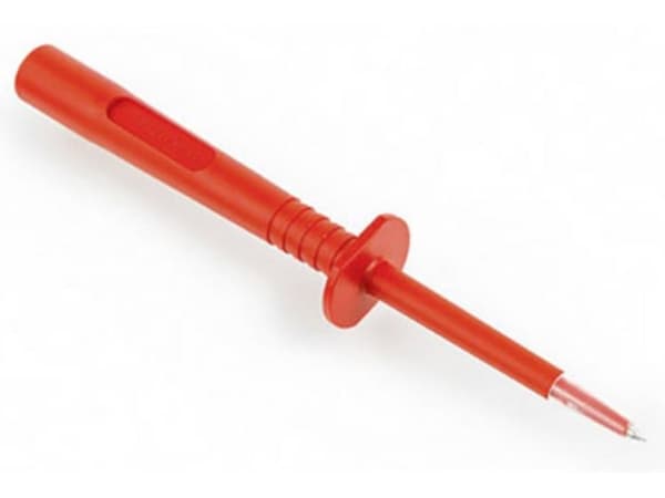 HT Instruments 402-IECR Sikkerhedstestspids Bananstik (hun), Tilslutning 4 mm, Stikforbindelse 4 mm CAT III 1000 V Rød
