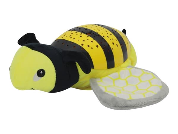 Jamara Kids Dreamy - Nattlys / dekorativ lysprojektor - LED - bee Sort, Gult