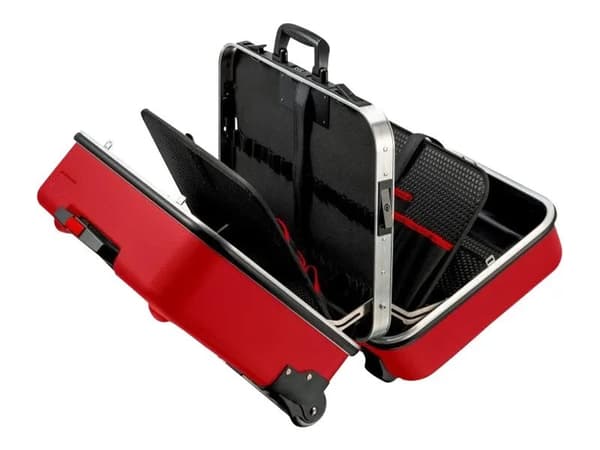 Knipex "BIG Twin Move RED" - Hjulförsedd väska för verktyg - kraftigt polyestertyg