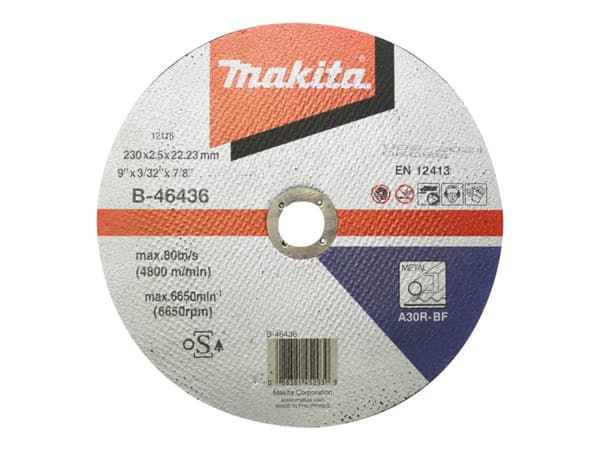 Makita - Skärskiva - för metall - 230 mm - grus: A30R-BF - för Makita DK0052G, GA9050R